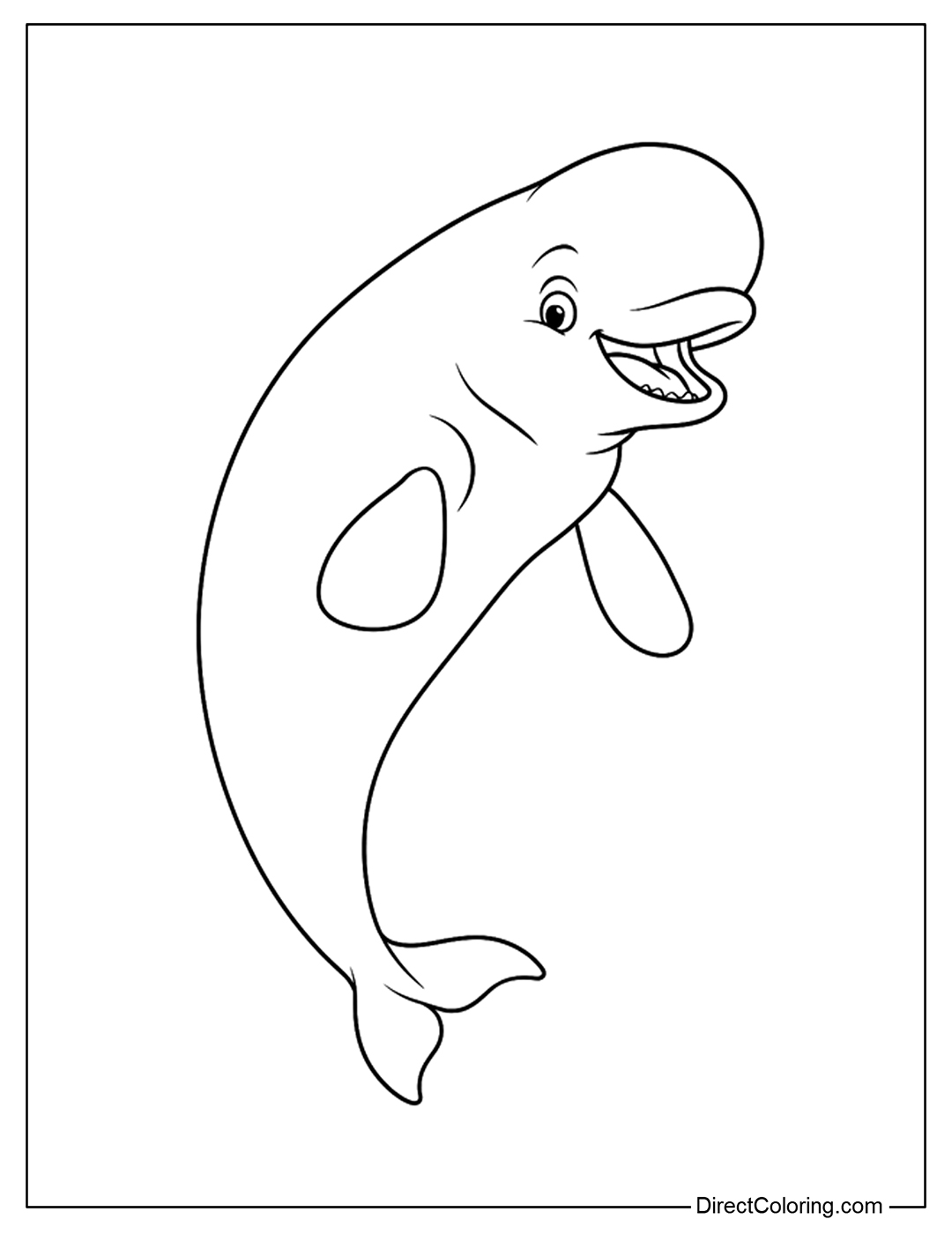 Finding Dory Bailey Beluga Coloring Page 